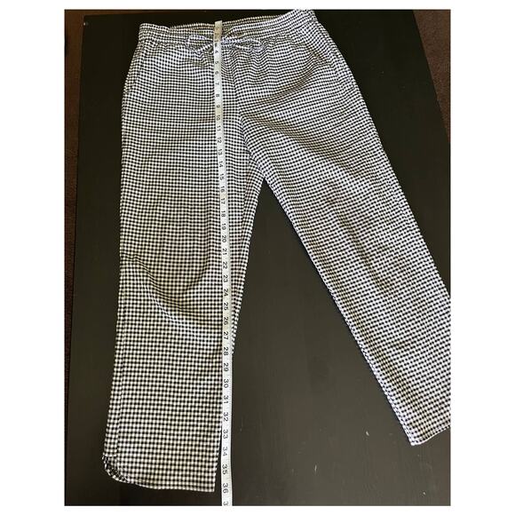 Attyre New York Seersucker Black and White Checkered Pants Sz8 - Picture 11 of 16
